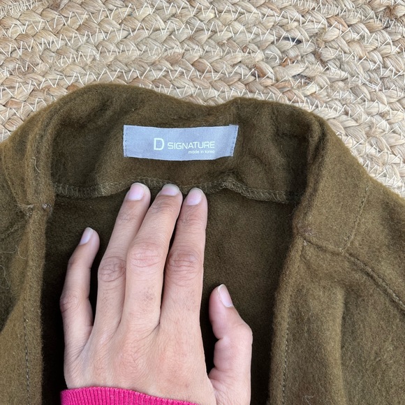 Moss Green Open Shrug - Picture 7 of 7